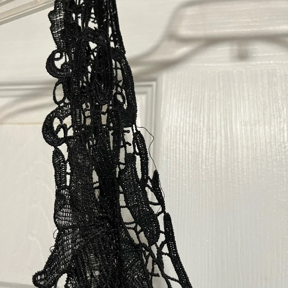 Lucky Brand Black/ Paisley Slip Dress. -Small - Picture 5 of 9